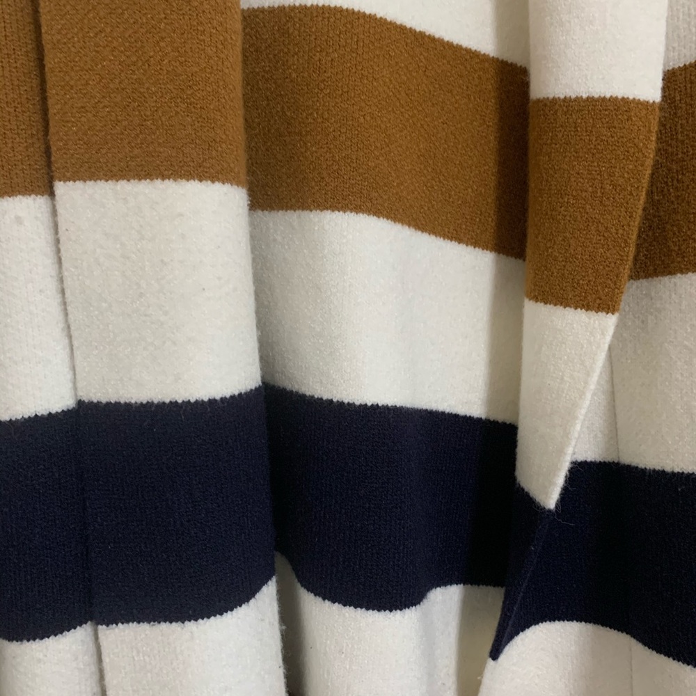 Vici Pocketed Striped Cardigan Size L - Picture 6 of 8